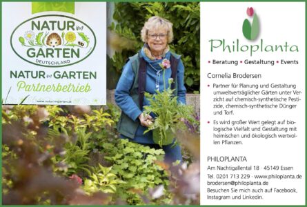 Ab sofort bin ich Partnerbetrieb von Natur im Garten Deutschland.